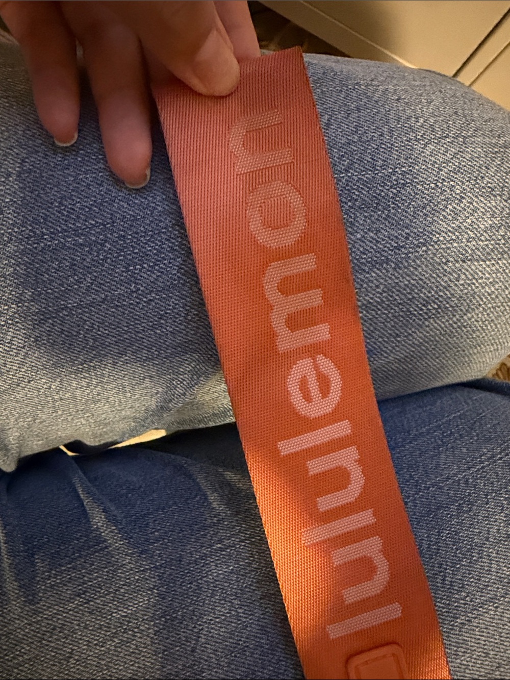 Lululemon key chain